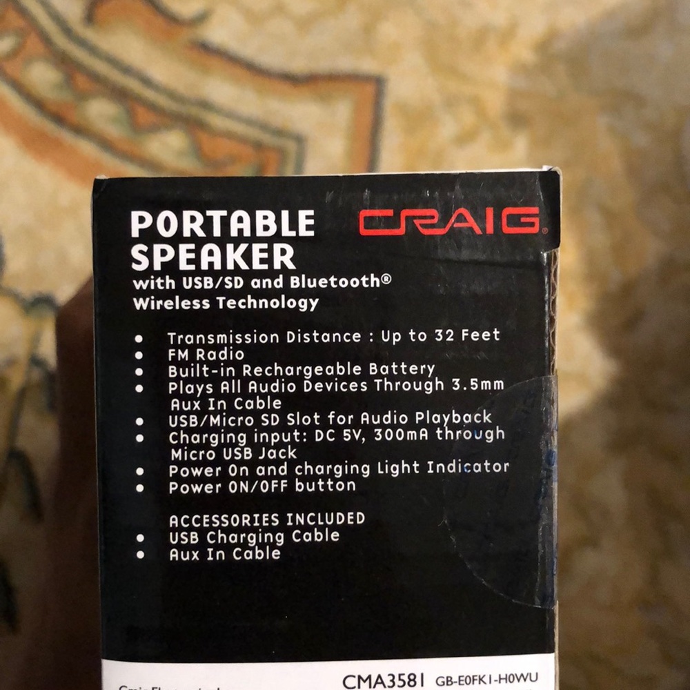 Craig portable speaker - Picture 5 of 6